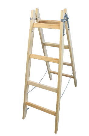 Стремянка 4 ступени (дерево)